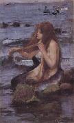 John William Waterhouse Sketch for A Mermaid USA oil painting reproduction